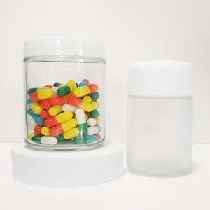 Pot en verre cosmétique vide personnalisé de 30g 50g, emballage de luxe pour soins de la peau, pot en verre pour crème pour le visage de 1oz avec couvercle à vis - Product Image 3