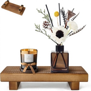 Soporte de Jabón de Madera con Base, Bandeja Rectangular para Baño y Cocina, Exhibidor de Mesa, Decoración del Hogar (8.66x3.54 Pulgadas) - Product Image 1