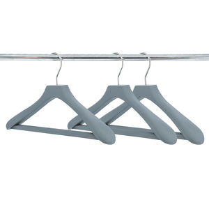 Cintres <span class=keywords><strong>de</strong></span> luxe <span class=keywords><strong>en</strong></span> gros pour vêtements, cintres <span class=keywords><strong>en</strong></span> <span class=keywords><strong>bois</strong></span> personnalisés avec barre pour manteau - Product Image 2