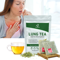 Tisane Mélangée Chinaherbs GMP Personnalisée aux Feuilles de Molène Fraîches pour la Santé Pulmonaire et le Confort des Fumeurs – Sachet Spécialisé pour la Purification Respiratoire à Base de Plantes