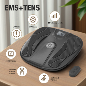 Unità di TENS portatile personalizzata per la fisioterapia sollievo dal dolore EMS stimolatore muscolare del piede decine di elettrodi pad attrezzatura per la terapia - Product Image 5