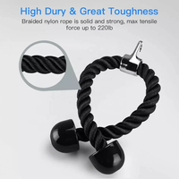 Corde de Triceps de haute qualité barre de poignée de gymnastique Lat barre de traction vers le haut pour équipement de Fitness multiple pièces accessoires