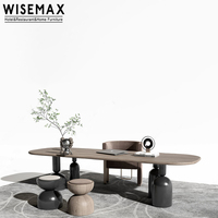 WISEMAX – meuble de maison en bois massif de style italien, table à manger rectangulaire, table de bureau moderne, offre spéciale