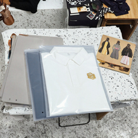 Sacs en plastique biodégradables GRS Wholesale D2W CPE avec fermeture éclair coulissante et impression en gravure, sur mesure pour les vêtements