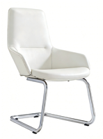 Chaise de bureau exécutive moderne en cuir véritable à prix réduit, avec tubes en aluminium et finition électrolytique, idéale pour la salle de sport, la maison ou le bureau.