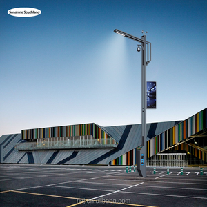 IoT Smart Street <b>Light</b> 5G Smart <b>Pole</b> With LED Display Screen PM2.5 Monitor Multi-functional City Lighting SML-2 IOT City Smart S - Product Image 2