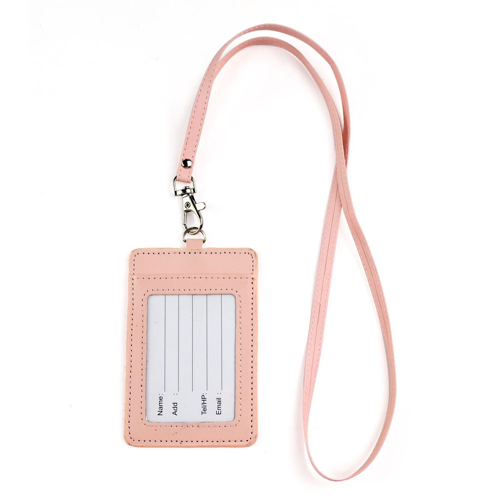 Custom Plastic Printing Badge Card Cotton Wallet Lanyards for Id Badges Image 3