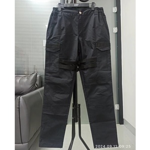 Elastic Waistband Multi Pockets Men's Cargo Work Pants Security Uniform Pant Tactical Work Wear <strong>Trousers</strong> - Product Image 6