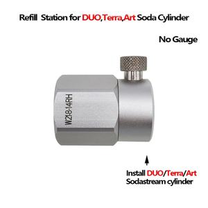 Adaptador de Estación de Recarga de CO2 para Cilindros SodaStream DUO Art Terra de Conexión Rápida, para Tanques de Carbonato de Dióxido de Carbono e Infladores de CO2 - Product Image 5