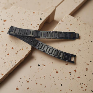 Pulseras y Brazaletes de Joyería Fina de Acero Inoxidable con Textura de Cocodrilo de Lujo, Secciones Ajustables, Accesorios para <span class=keywords><strong>Hombre</strong></span>, Oro y Plata - Product Image 2