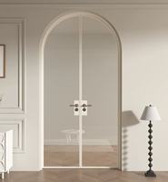 Portes intérieures/extérieures en bois massif Kabo, avec moustiquaire en fibre de verre, isolation phonique, design imperméable pour cuisine, hôtel, villa, hall