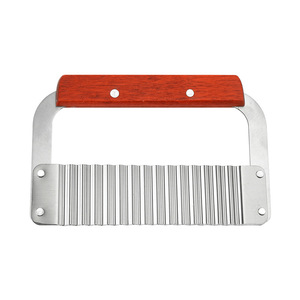 Nouvelle grande trancheuse de pommes de terre en acier inoxydable couteau à vague ondulé frites déchiqueteuse de pommes de terre coupe-légumes multifonctionnel - Product Image 1