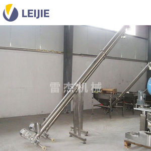 Automatico tubolare Aur vite elevatore a polvere a secco con Hoppe inclinato nuova condizione trasportatore a spirale nucleo componente della pompa - Product Image 6