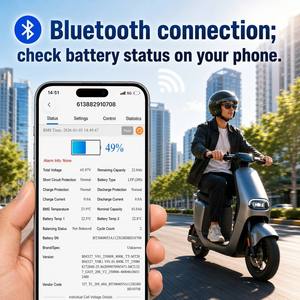 Paket Baterai LiFePO4 Pintar 64V30Ah GPS BMS IP67 Tahan Air 3000+ Siklus untuk Sepeda Motor Listrik Skuter E-Bike Tricycle Kendaraan Roda Tiga - Product Image 3