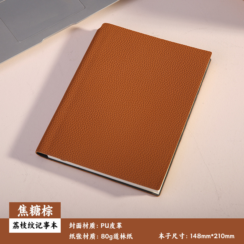 Brun caramel a5 sans pendentif spray edge 100 feuilles 200 pages