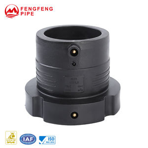 SDR7.4 PN25 HDPE Electrofusion <span class=keywords><strong>Flange</strong></span> FL63mm Pipa Tekanan Tinggi <span class=keywords><strong>PE100</strong></span> Ujung Pipa Halus Bahan Plumbing untuk Pengelasan Pipa - Product Image 1