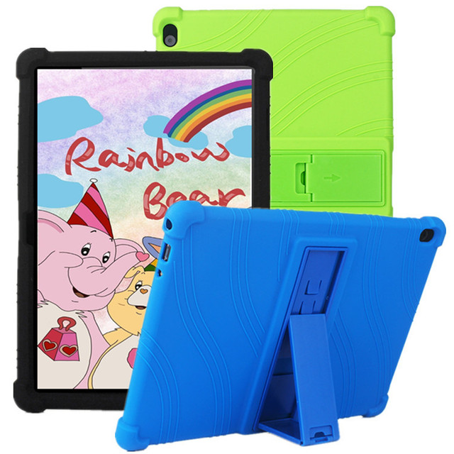 Factory Sell Case with Kickstand Shockproof Silicone Tablet Shell for Lenovo Tab M10 10.1 Tb-X605F