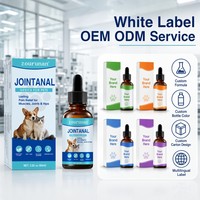 Gotas Zourunan para la Comodidad Articular de Mascotas 60ml 2.02oz, Extracción Avanzada de CO2, Gotero de Vidrio Ámbar, Bienestar Diario para la Movilidad de las Patas, Venta al por Mayor