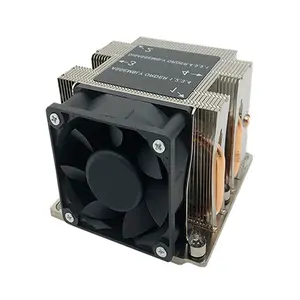 Hongyi Super micro SNK-P0068AP4 2U LGA3647 Quadratischer aktiver CPU-Kühler Kühlkörper LGA 3647 Server-Kühlkörper mit 4-poligem PWM-Lüfter
