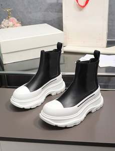 Zapatillas de running de cuero genuino de caña alta para hombre y mujer, otoño-invierno 2026, con amortiguación, nuevas, sencillas, para parejas, informales. - Product Image 5