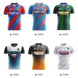 Camiseta bordada de sublimación personalizada, camiseta de fútbol retro de poliéster, camiseta blanca de fútbol para adultos, camiseta de fútbol de entrenamiento, camiseta de fútbol para adultos, camiseta de fútbol para adultos, camiseta blanca - Product Image 3