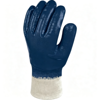 Gants de travail enduits de nitrile, résistants à la pulvérisation de sel, pour ponçage, double couche, élastiques, de sécurité, pour la mécanique et la construction