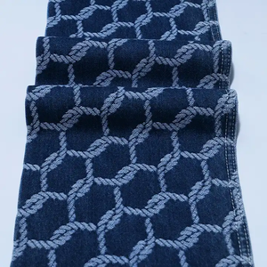 Perforación Color impresión todo algodón fino Dobby Jacquard Denim Meter <span class=keywords><strong>tela</strong></span> ancha con estiramiento Handfeeling <span class=keywords><strong>tela</strong></span> <span class=keywords><strong>vaquera</strong></span> para chaqueta - Product Image 5
