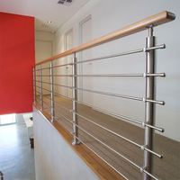 304 316 Außen Edelstahl Treppenstufen Handlauf Balkon Terrasse Edelstahl Außentreppengeländer