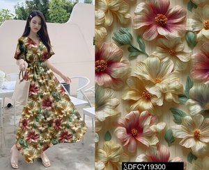 5d 무료 샘플 타나 잔디 순면 디지털 사용자 정의 인쇄 자유 런던 직물 원피스, 셔츠 및 의류 - Product Image 1