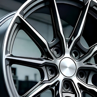 Jantes en alliage d'aluminium forgé JWYC, 5 trous, multi-branches, 17-22 pouces, pour Benz, Audi, BMW, Toyota, Nissan