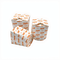 Boîtes en papier personnalisées écologiques biodégradables imperméables de qualité alimentaire en papier kraft jetables pour plats à emporter, durables