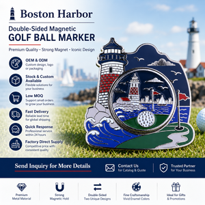 Wholesale Enamel Magnetic <b>Golf</b> Ball Marker with Custom Shape for <b>Golf</b> Accessories and Pro Shop Sales - Product Image 6