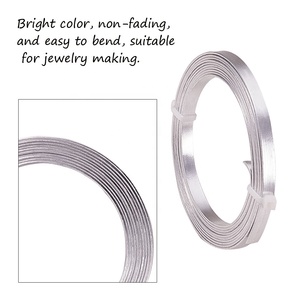 Bonsái al por mayor, <span class=keywords><strong>alambre</strong></span> <span class=keywords><strong>plano</strong></span> <span class=keywords><strong>de</strong></span> <span class=keywords><strong>aluminio</strong></span>, accesorios <span class=keywords><strong>para</strong></span> hacer joyas DIY - Product Image 6