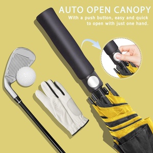 Promotion 60-Inch Luxury High Quality Windproof Semi-Automatic Golf <b>Umbrella</b> with Custom Logo Rain <b>Umbrella</b> for Adults - Product Image 4