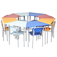 Bureau et chaises pour enfants pour la maternelle, en bois, fourniture d'usine à prix avantageux