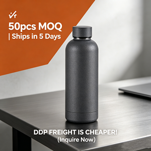 Expédition rapide, 50 pièces minimum, bouteille d'eau en acier inoxydable en forme de cola, thermos isotherme mince en acier inoxydable 304 pour cadeau personnalisé - Product Image 1