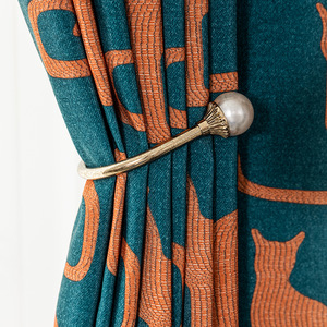 Tenda per finestra della camera da letto del soggiorno stampata in tessuto di cotone di lusso con Design gatto persiano per bambini - Product Image 3
