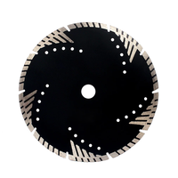 Lame de scie circulaire diamantée turbo frittée JDK 230 mm (9 pouces) pour la découpe du granit et du marbre