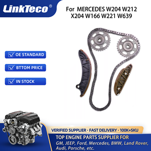 Linkteco ชุดโซ่ไทม์มิ่งสำหรับ Mercedes-Benz อะไหล่เครื่องยนต์ W204 W212 X204 W166 <span class=keywords><strong>W221</strong></span> W639สปรินเตอร์0009936876 0009936876S5 - Product Image 6