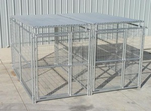 4 x 8ft ngoài trời Đi bộ trong chó <span class=keywords><strong>kennel</strong></span> chạy kim loại vật nuôi Lồng cho tập thể dục cho chó - Product Image 3