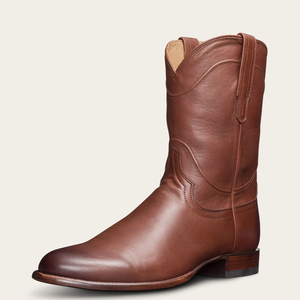 <span class=keywords><strong>Stivali</strong></span> Classici Western in Pelle PU con Cuciture Decorative Fatte a Mano per Uomo, Ideali per Concerti Country, Ranch e Lavoro Quotidiano - Product Image 4
