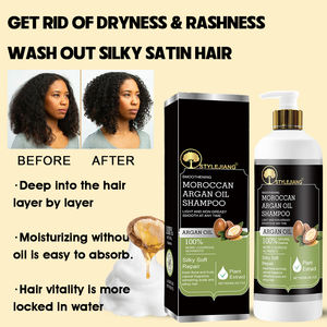 Ensemble Shampooing et Après-Shampooing à l'Huile de Noix Hydratant et Réparateur pour Cheveux Secs et Abîmés Léger et à Absorption Rapide - Product Image 3