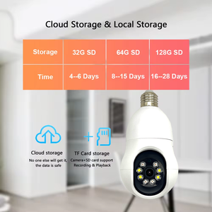 ICSee 3MP كاميرا واي فاي داخلية واسعة الزاوية بتحكم عن بعد بتحكم عن بعد لمبة ضوء لاسلكية - Product Image 5