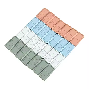 Blocchi educativi in Silicone SET <span class=keywords><strong>Domino</strong></span> giocattolo per bambini da 0 a 4 anni e da 5 a 7 anni - Product Image 4