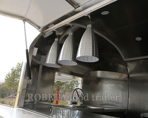 Petite <span class=keywords><strong>remorque</strong></span> alimentaire mignonne, mini camion de nourriture avec équipements de cuisine - Product Image 5