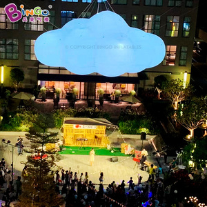 Bơm hơi khổng lồ Những đám mây với đèn LED biểu tượng tùy chỉnh <span class=keywords><strong>Inflatable</strong></span> đám mây bóng cho tổ chức sự kiện trang trí sân khấu - Product Image 2