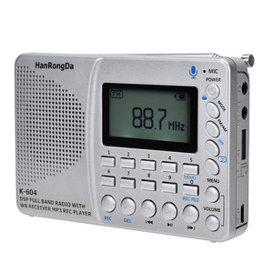 Mini Pocket Retro Design Radio Portable sans fil AM/<span class=keywords><strong>FM</strong></span> & WB Lecteur MP3 pour la marche en salle de sport - Product Image 1