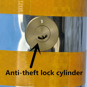 Protectores <span class=keywords><strong>de</strong></span> esquina <span class=keywords><strong>de</strong></span> tubería <span class=keywords><strong>de</strong></span> acero <span class=keywords><strong>de</strong></span> cono <span class=keywords><strong>de</strong></span> carretera <span class=keywords><strong>de</strong></span> seguridad luminosa moderna Advertencia <span class=keywords><strong>DE</strong></span> SEGURIDAD reflectante prismática <span class=keywords><strong>de</strong></span> alta intensidad con energía solar - Product Image 6