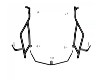 Barra di Protezione KYMCO CT250 Edizione Limitata 24 e Protezione Anteriore e Posteriore per Vecchio Modello CT250, Accessorio per Moto