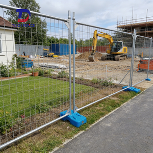 8ft Galvanizli İnşaat Çit Panelleri, Çelik Tel Örgülü, Birleşik Krallık ve Yeni Zelanda Güvenlik Sistemleri için Geçici Şantiye Çiti - Product Image 1